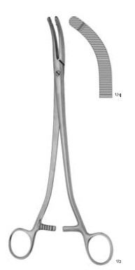 HEMOSTATİK PENS EĞRİ 24,5 CM
